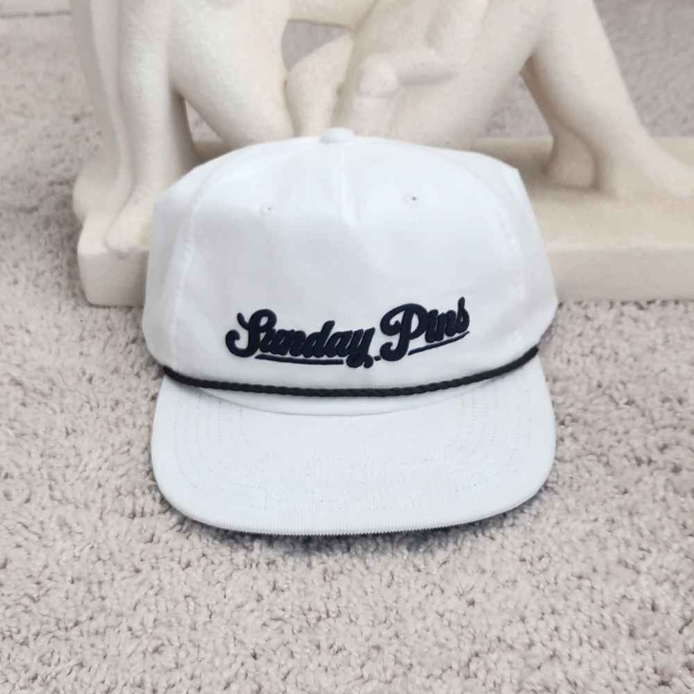 adidas Golf Cap - Sunday Pins Cord Rope - White SS24